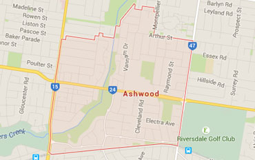 Ashwood Regional Outline according to Google Data 2015