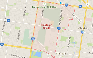 Oakleigh South Regional Outline according to Google Data 2015